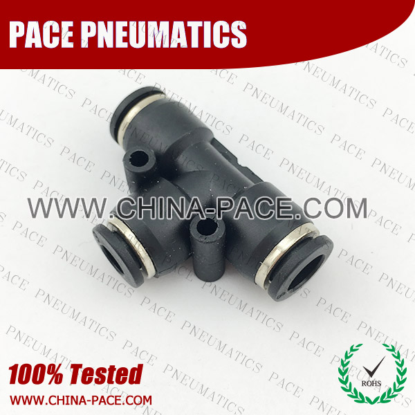 PGJ,Pneumatic Fittings with npt and bspt thread, Air Fittings, one touch tube fittings, Pneumatic Fitting, Nickel Plated Brass Push in Fittings